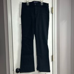 NYDJ black denim jeans - 14
